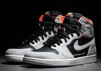 Кросівки JORDAN 1 NEUTRAL GREY 555088-018 фото