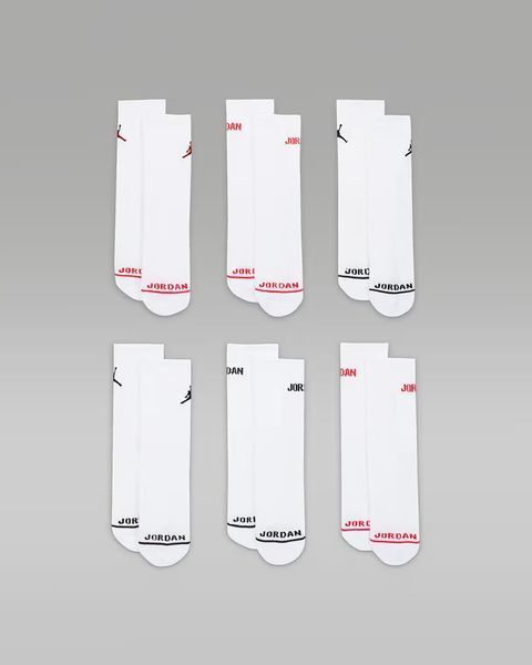 Шкарпетки Air Jordan Legend Crew Socks Box Set 6Pr (BJ0343-001) BJ0343-001 фото
