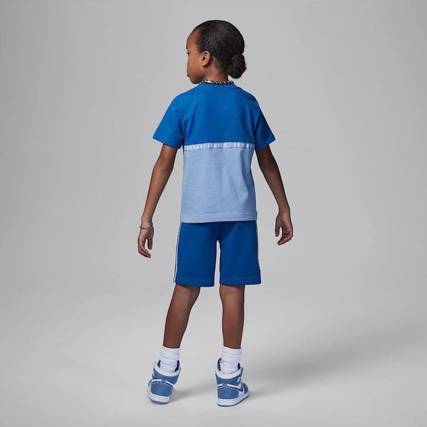 Костюм спортивний дитячий Air Jordan Jumpman Blocked Taping Jr Blue/Light Blue 85D001-U1R фото