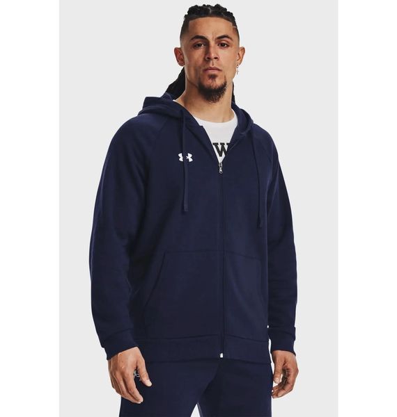 Кофта чоловіча Under Armour Rival Fleece Fz Blue (1379767-410) 1379767-410 фото