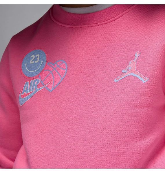 Спортивний костюм дитячий Jordan Sweat Sets Pink/Grey (35F206-BG6) 35F206-BG6 фото