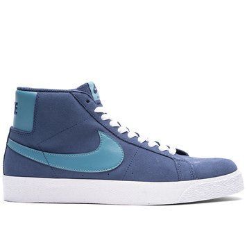 Кеди NIKE SB ZOOM BLAZER MID BLUE FD0731-400 фото