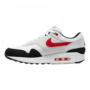 Кросівки Nike Air Max 1 "White / Pure Platinum / Black / University Red" FD9082-101 фото