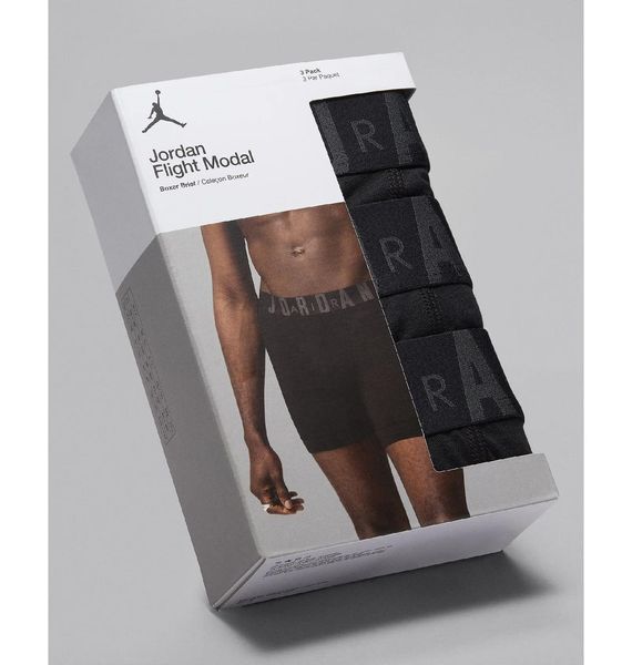 Труси-боксерки чоловічі Jordan Flight Modal Bb Black (3 ) (JM0621-023) JM0621-023 фото
