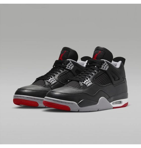 Кросівки чоловічі Jordan Air 4 Retro Bred Reimagined (FV5029-006) FV5029-006 фото