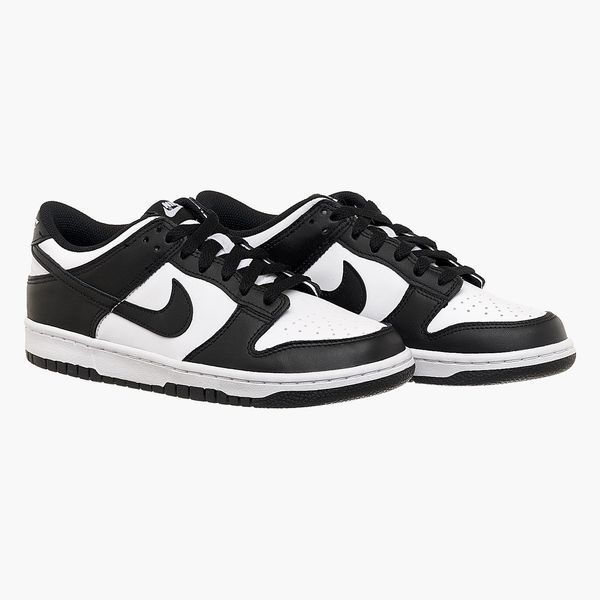 Кросівки жіночі Nike Dunk Low Retro White Black (Gs) (CW1590-100) CW1590-100 фото