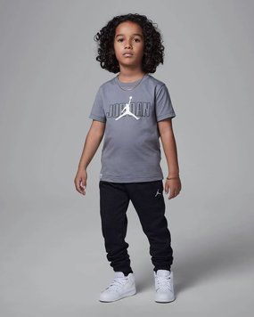 Костюм спортивний дитячий Air Jordan Sneaker School Grey/Black 85D722-023 фото