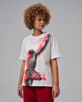 Футболка Jordan W SPT DF SS GFX TEE HTG IO8722-100 фото