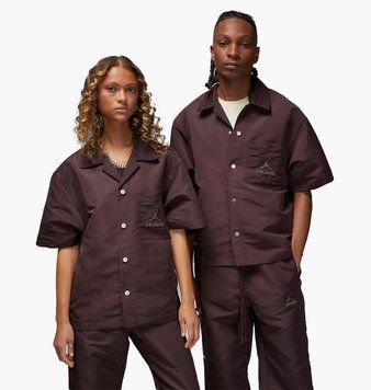 Сорочка Air Jordan X A Ma Mani&eacute;re MenS Warm-Up Shirt Bordo DV7460-263 фото
