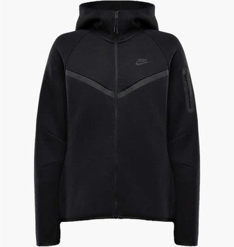 Кофта жіночі Nike W Nsw Tch Flc Wr Fz Hdy 2 (HV6747-010) HV6747-010-XS фото