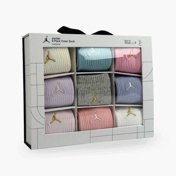 Шкарпетки Jordan Jdn Holiday 9Pk Crew Gift Box (BJ0810-782) BJ0810-782 фото