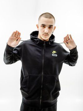 Кофта Nike M NSW AIR MAX PK FZ HOODIE FB1435-010 фото