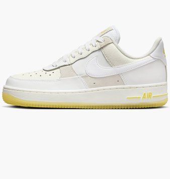 Кросівки Nike Air Force 1 Low '07 UV Reactive Patchwork White Multicolor Yellow (W) FQ0709-100 фото
