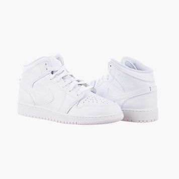 Кросівки жіночі Jordan 1 Mid (Gs) (554725-136) 554725-136 фото