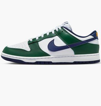 Кросівки NIKE DUNK LOW SHOES WHITE/GREEN FV6911-300 фото