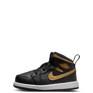 Кросівки дитячі Air Jordan 1 Mid Black DQ8425-071 фото