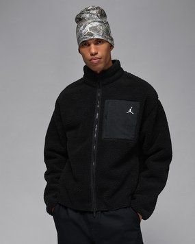Кофта чоловіча Air Jordan Flt Mtnside Sherpa Black HV0778-010 фото
