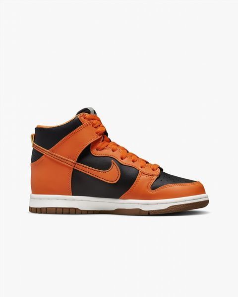 Кросівки Nike Dunk High Safty Orange (GS) DB2179-004 фото